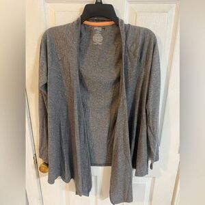 - Woman’s Danskin Grey Open Cardigan Size‎ Med See Description